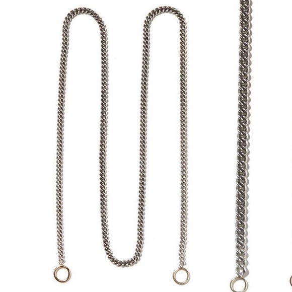 marla aaron Not So Heavy Curb Chain in Silver Necklace 16” - Picture 4 of 4